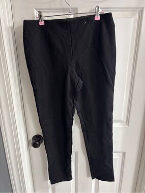 Calvin Klein Black Tailored Stretch Dress Pants